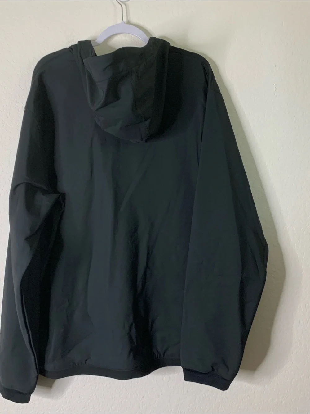Nike ACG Mens black soft shell full zip hooded jacket XXL